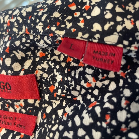 HUGO confetti pattern button-down - Picture 4 of 4
